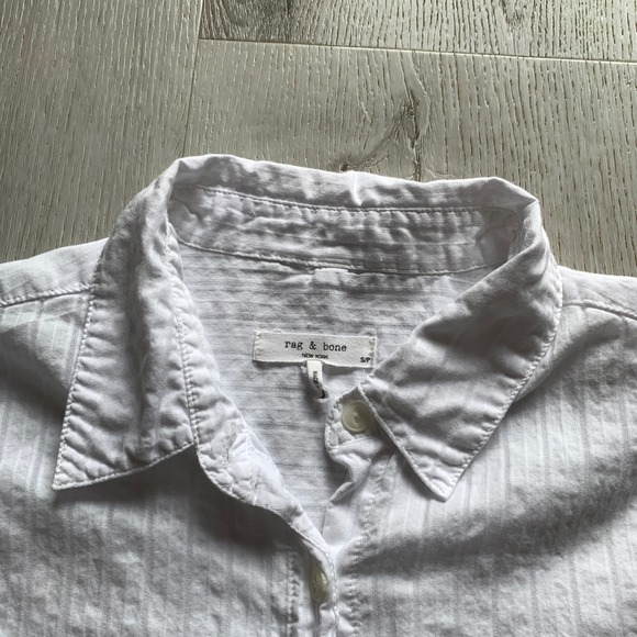 Rag & Bone women's striped‎ long sleeve button-up shirt - Picture 4 of 10